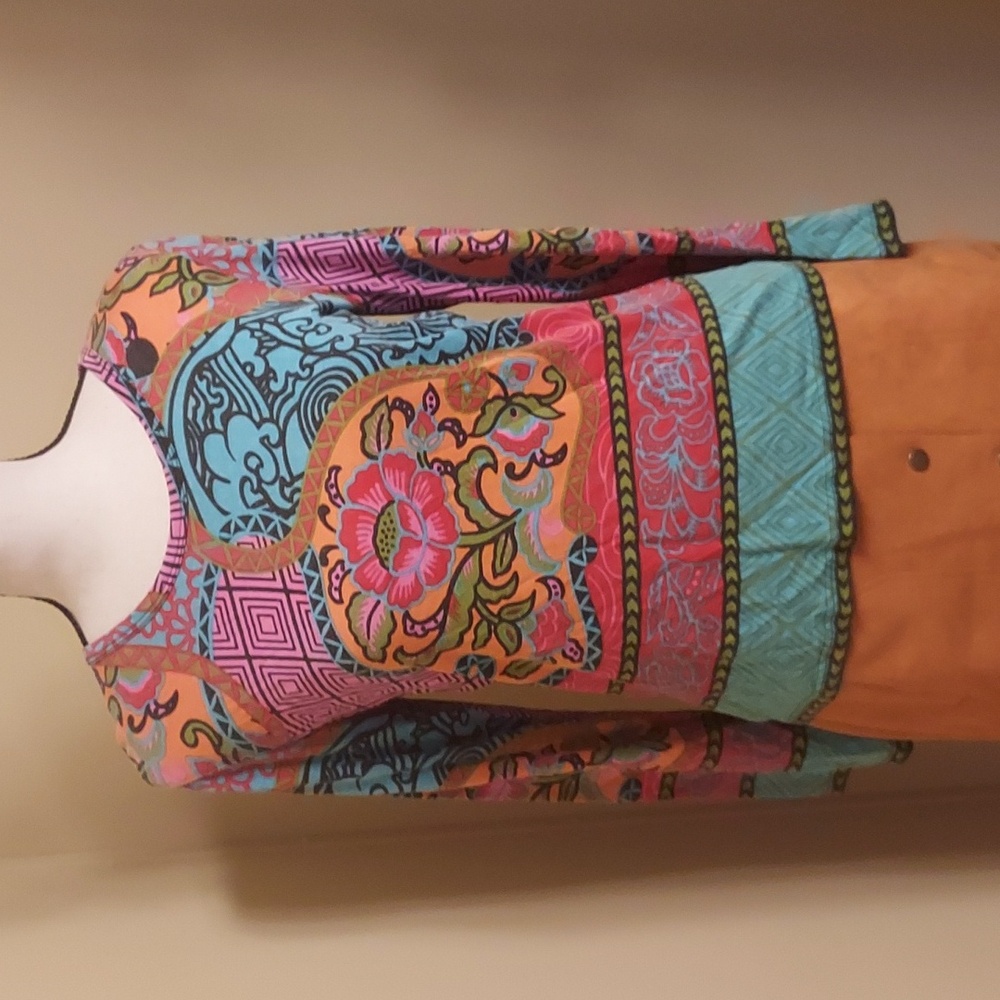Floral Silk-Cotton Blouse